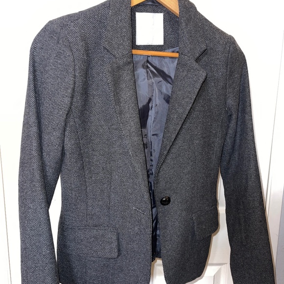 Foreign Exchange Suit Tweed Blazer Women Size S - Picture 1 of 4